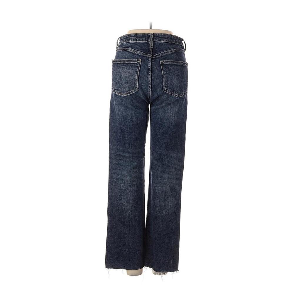 ZARA Cropped Straight-Leg Jeans - Size 2 - Picture 2 of 3